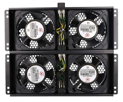 Akcesorium do szafy RACK ExtraLink  Wentylator do szaf 19" 230V 350x320x50mm (czarna)